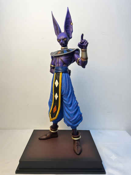 New Jt Statue Dragon Ball Beerus Action Figures 53cm Destruction Of God Anime Peripheral Art Play